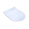 Toto SLIM D SHAPE SOFTCLOSE SEAT COTTON, FOR D-SHAPE BOWL SS247R#01 - alternate 2